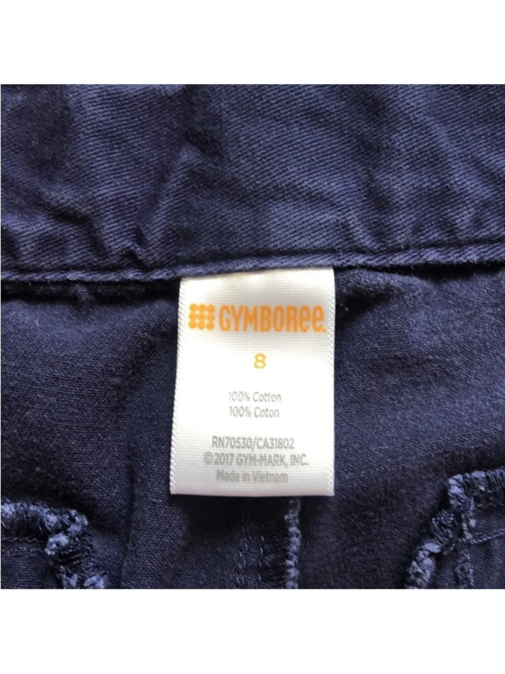 Gymboree Navy School Uniform Shorts Size 8